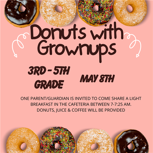  Donuts with Grown Ups - 3rd to 5th